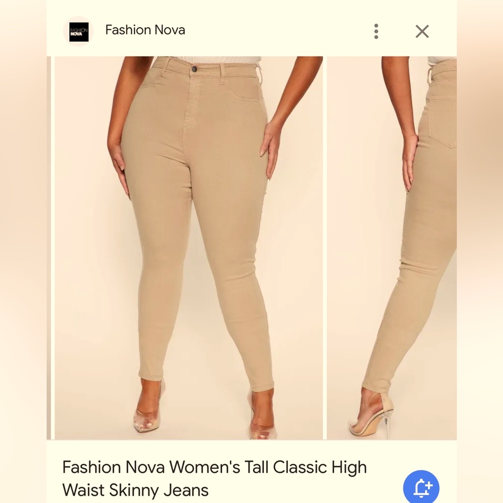 NWT Fashion Nova Skinny Jeans